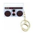 thumbnail image 1 of Recordable Keychain Vintage Mini Tape Recorder with Playback Function Classic Retro Design Personalized Voice Message Gift for Friends and Family, 1 of 6