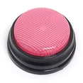 thumbnail image 1 of Recordable Talking Button with Led Function Learning Resources Buzzers Pink, 1 of 9