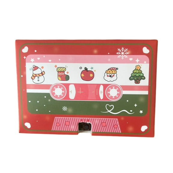 Recorded Greeting Card with Loop Playback Function Eighty Great Choice for Sending Wishes,7x10 cm,Red