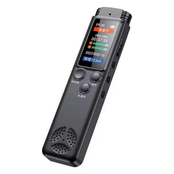 Recorder Digital Voice Recorder Portable Voice Activated Recorder With Full-Color TFT Screen Playback Song Player Audio Recorder For Meeting Lecture