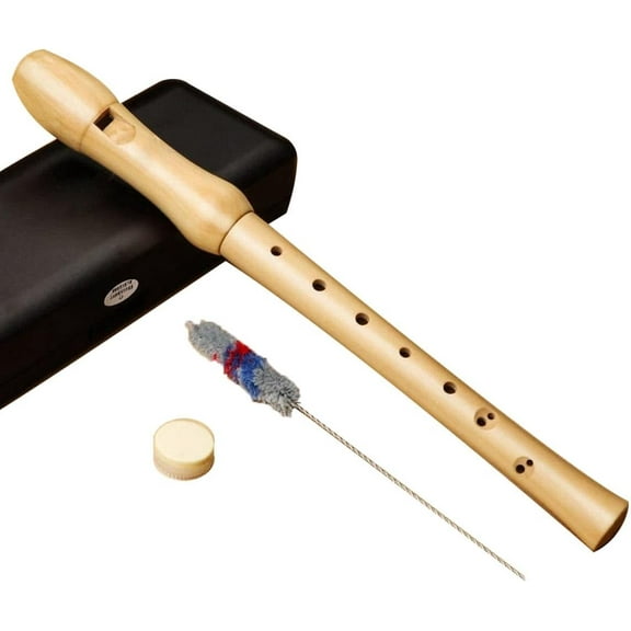 Recorder Musical Instrument For Adult Beginners Maple C Key Treble Recorder English Style, With Hard Case