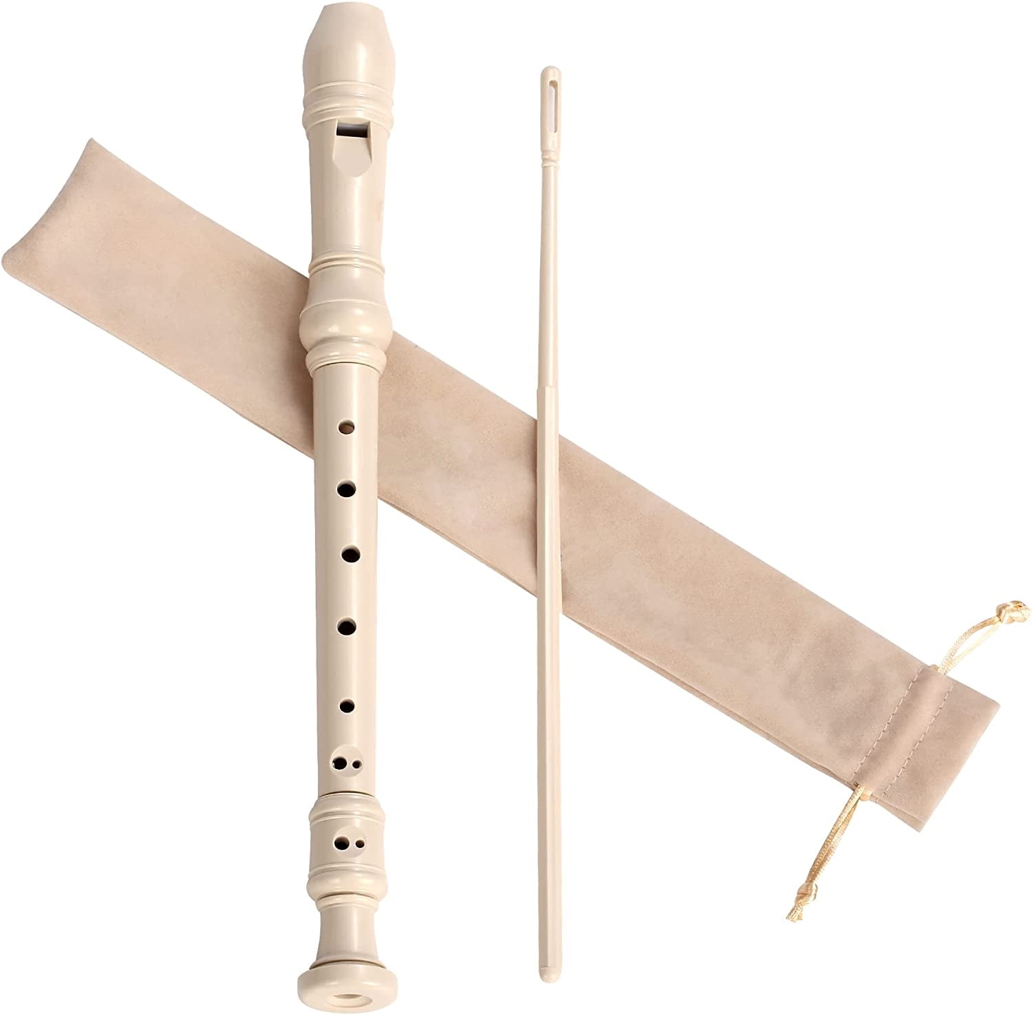 Recorders Musical Instruments,Soprano Recorder 8 Hole ABS German Style Treble Flutes C