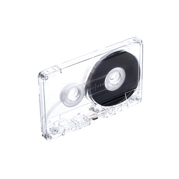 Recording Cassette Tape 45min/60min/90min Clear Body Easy Content Identification Plastic Texture for Music Recording