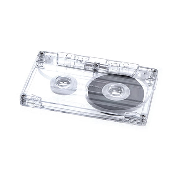 Recording Cassette Tape 45min/60min/90min Clear Body Easy Content Identification Plastic Texture for Music Recording