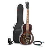 Recording King RPH-R2-E Dirty 30s Minnie Bucker Resonator Pack Brown Sunburst