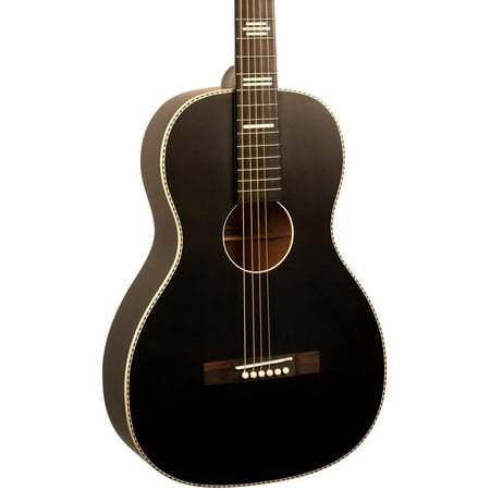 Recording King RPS-7-MBK Dirty 30's Series 7 Single 0 Acoustic Guitar - Black