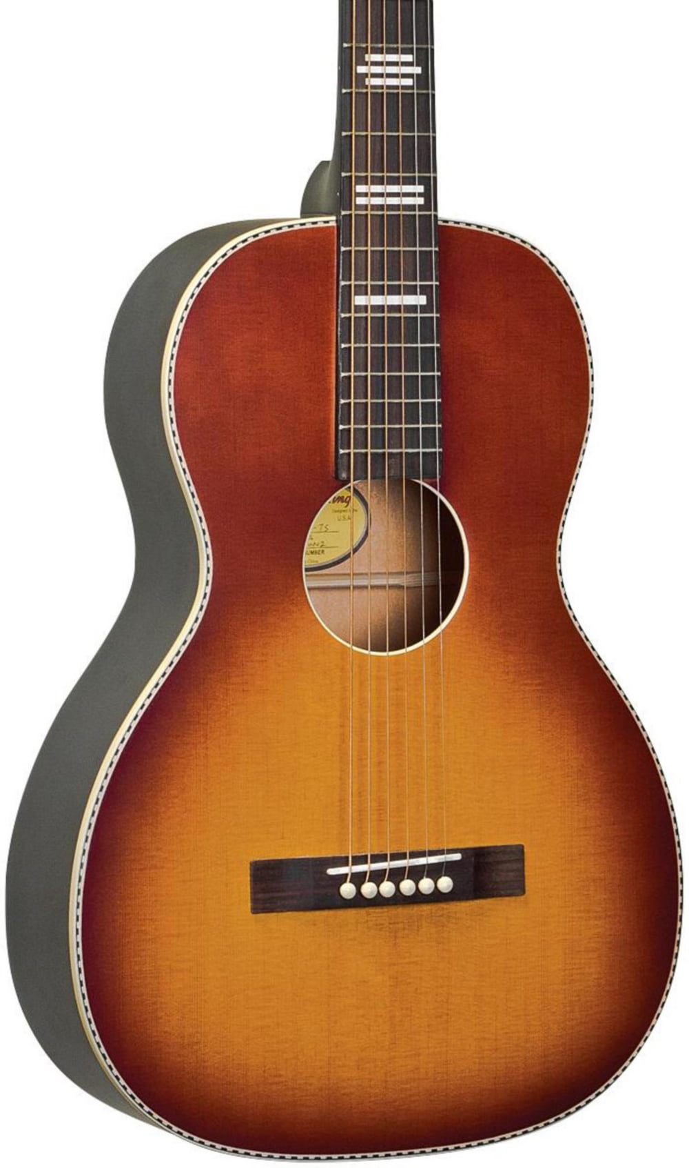 Recording King RPS-7-TS Dirty 30's Series 7 Single 0 Acoustic Guitar - Tobacco Sunburst