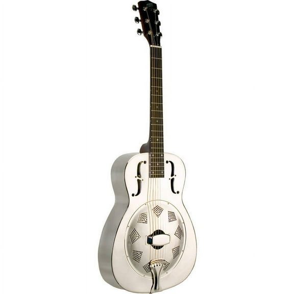 Recording King Style O Nickel Plated Resonator Guitar Diamond Coverplate RM-998-R