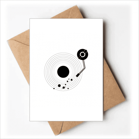 Recording Music Phonograph Pointer Greeting Cards You are Invited Invitations