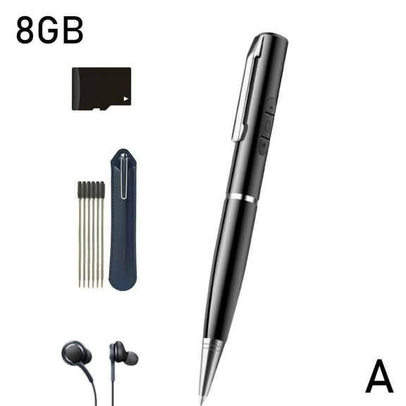 Recording Pen HD Business Meeting Student Class Use Pen-shaped Portable Noise Large Reduction Capacity MP3