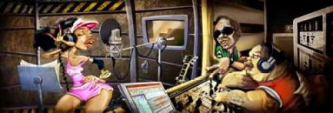 Recording Studio Canvas Art - A - Perez Alvez (8 x 24)