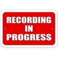 thumbnail image 1 of Recording in Progress Microphone Sign, 1 of 1