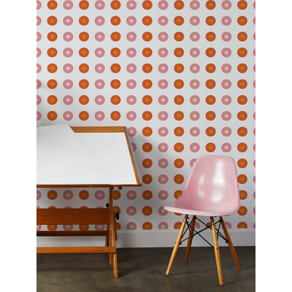 Records Removable Vinyl Wallpaper By Fisher-Price - White