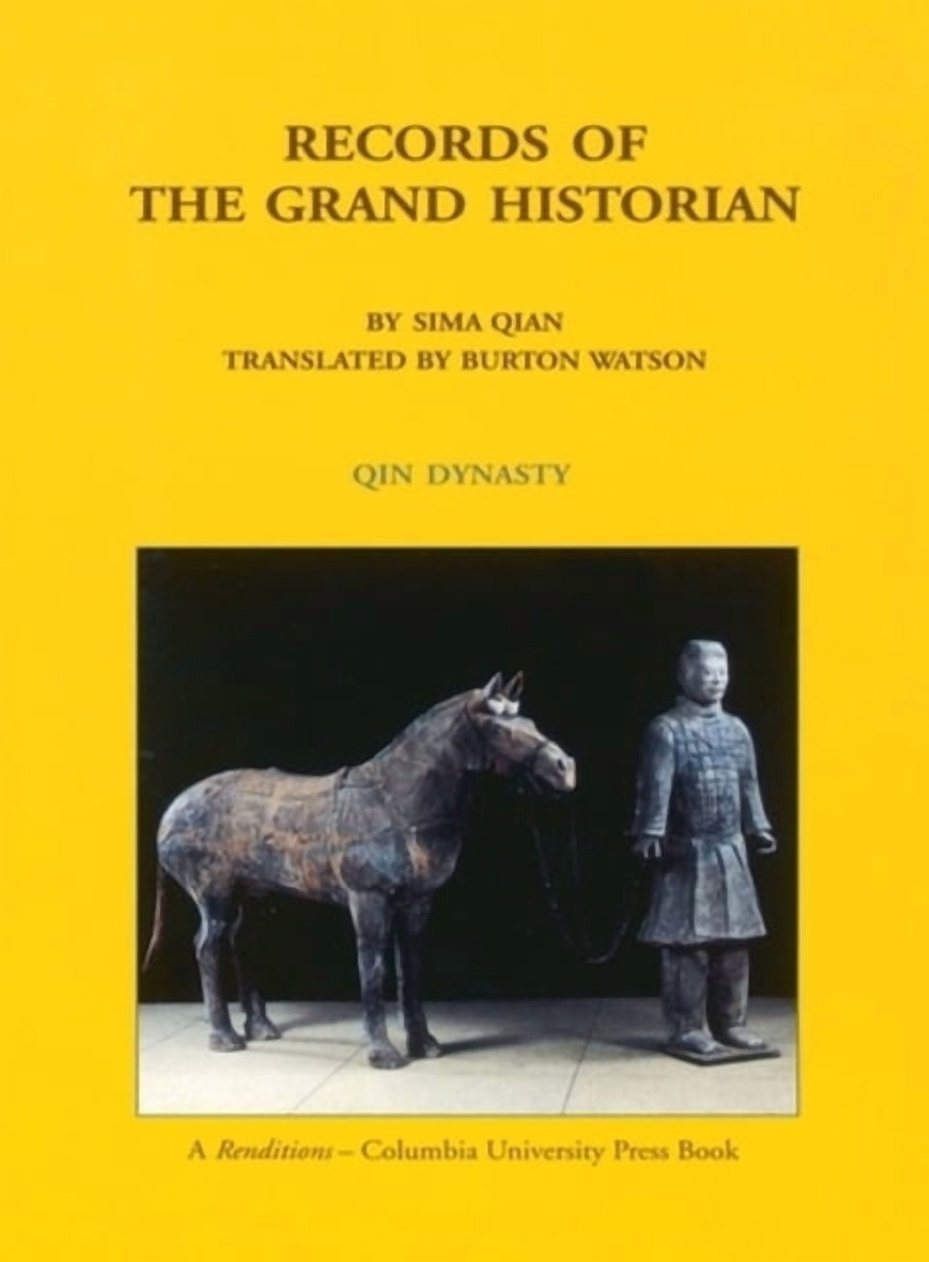 Records of Civilization, Sources and Stu Records of the Grand Historian ...