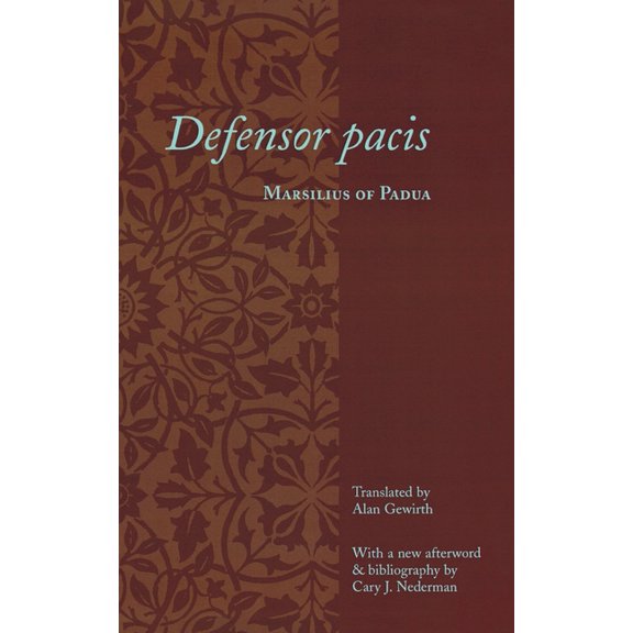 Records of Western Civilization Defensor Pacis, (Hardcover)