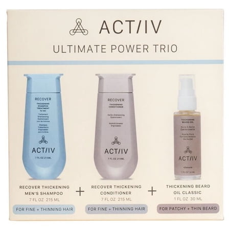 Recover Men's Trio Kit Recover by ACTiiV Hair Science