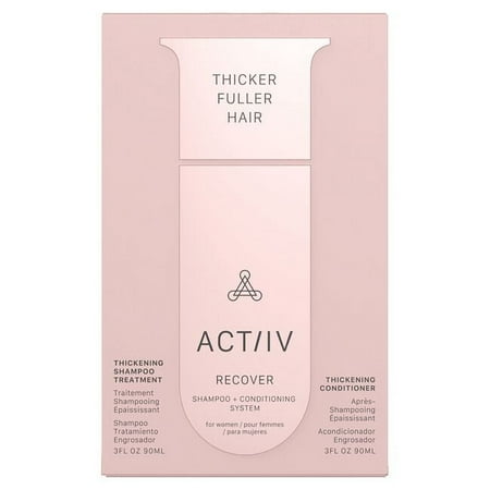 Recover Shampoo & Conditioning System for Women Recover by ACTiiV Hair Science 3oz