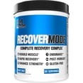 thumbnail image 1 of RecoverMode Post-Workout Supplement - Evlution Nutrition Complete Post Workout with BCAA, Electrolytes, Creatine, Beta-Alaninne, L-Carnitine & Glutamine - Muscle Recovery 30 Servings Blue Raz, 1 of 7