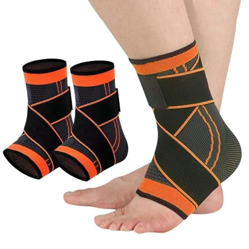 RecoverX - Youth Heel & Growth Plate Support Sleeve,Arch Support Socks,Sleeve Brace for Sprained Ankle