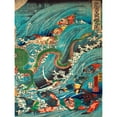 thumbnail image 1 of Recovering A Jewel From The Palace Of The Dragon King Iii Poster Print by Kuniyoshi Utagawa, 1 of 2