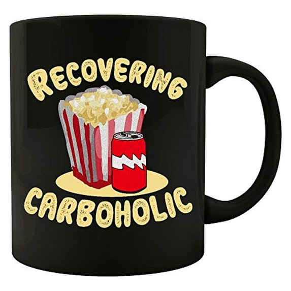 Recovering Carboholic Funny Popcorn Gift - Mug