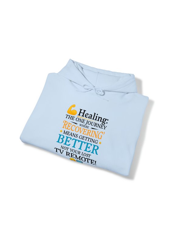 Recovering Means Getting Better HEALING JOURNEY Hooded Sweatshirt by Grandmarkee ~The Magician~