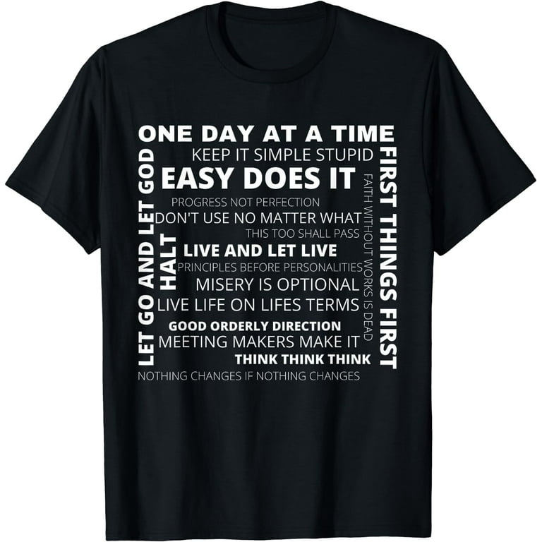 Easy Does It Narcotics Anonymous Na Men Women Gift T Shirt Easy Does It Narcotics Anonymous Na Men Women Gift T Shirt