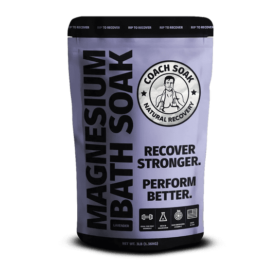 Recovery Bath Soak & Post Workout Magnesium Flakes - Lavender