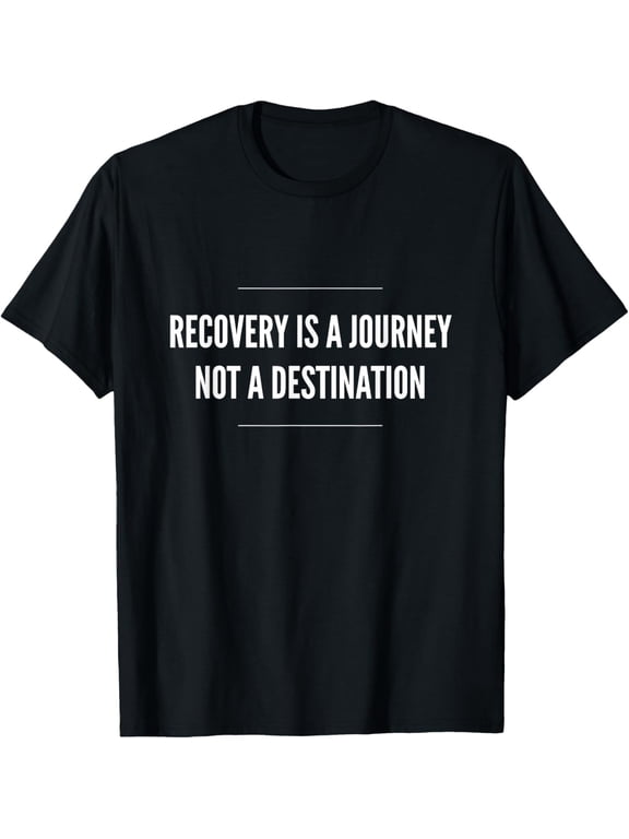 t-shirt Recovery Journey AA Alcoholics NA Narcotics Motivational T-Shirt.