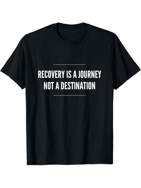 t-shirt Recovery Journey AA Alcoholics NA Narcotics Motivational T-Shirt.