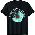 thumbnail image 1 of Recovery Matters Drug Alcohol Awareness Addiction Ribbon T-Shirt, 1 of 4