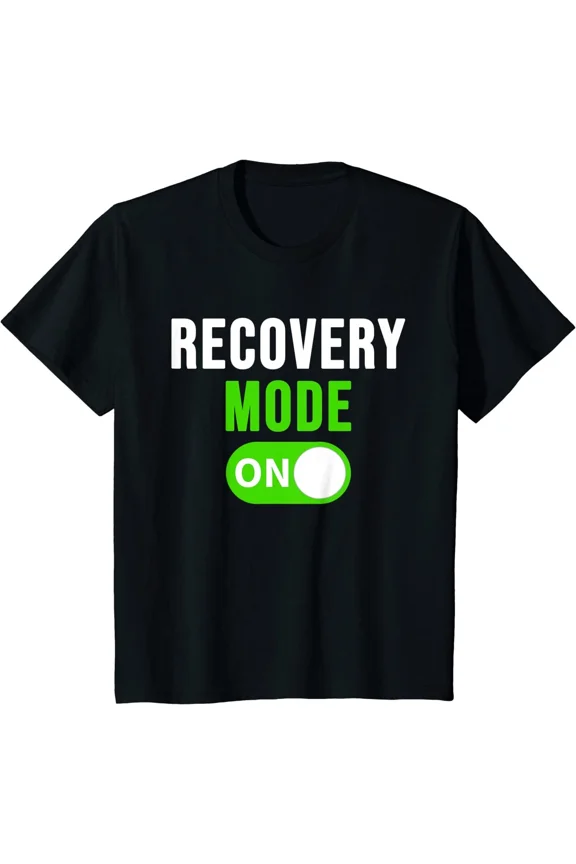 Recovery Mode On Get Well Funny Surgery Injury Humor Gift Unisex T-Shirt ,up to size 5XL