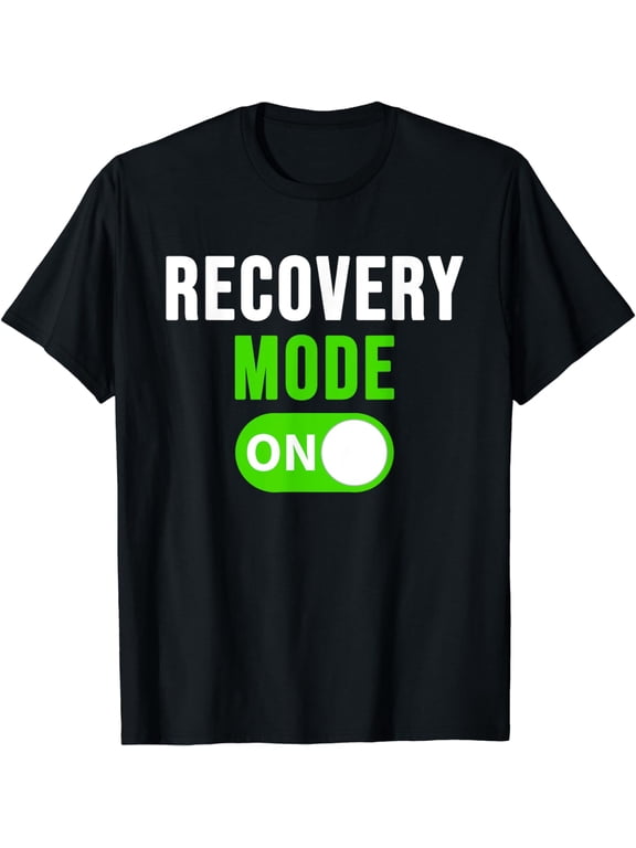 Recovery Mode On Shirt Get Well Gift Funny Injury Tee T-Shirt