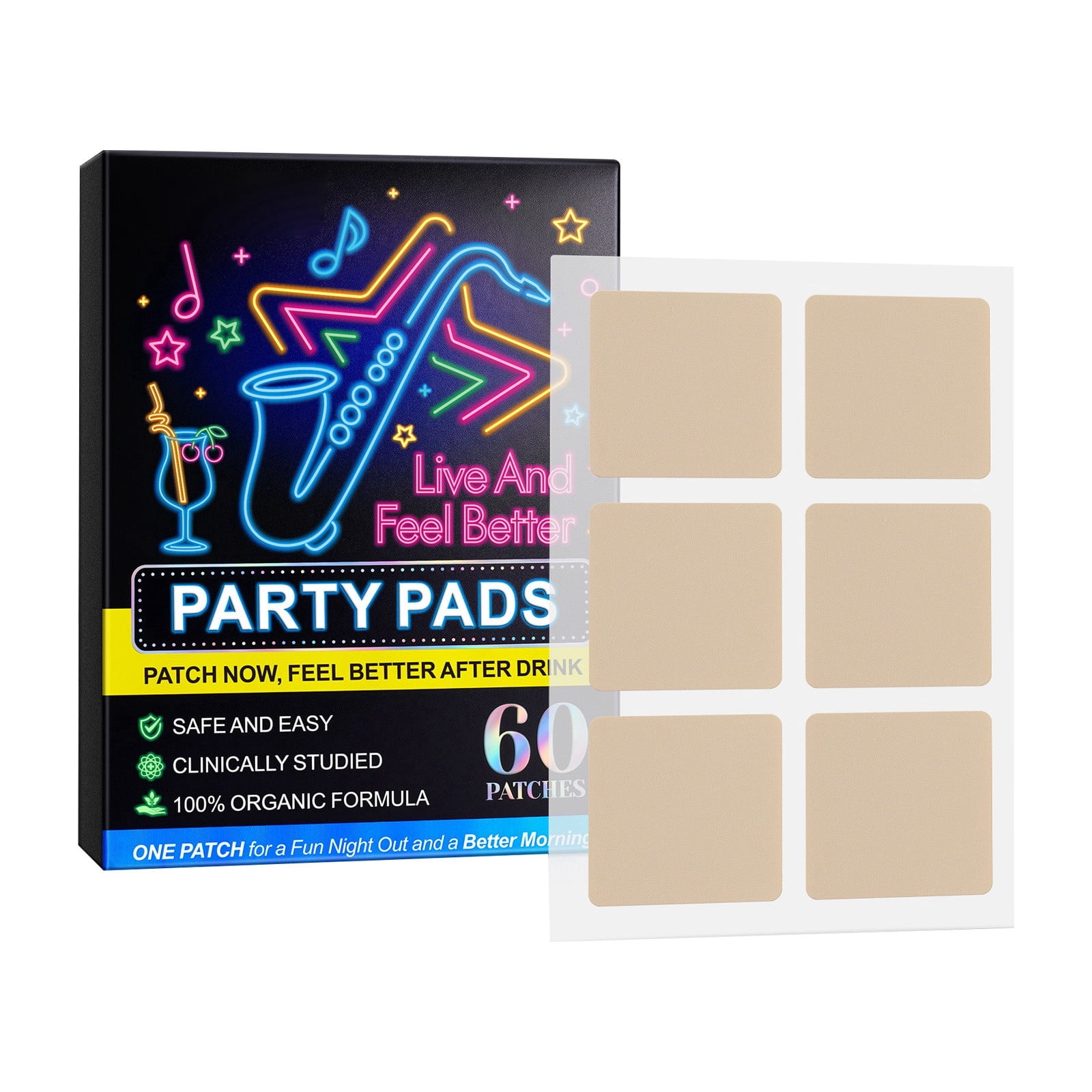 Recovery Patches 60 Pack - Wake Up Refreshed & Energized with Our 100% ...