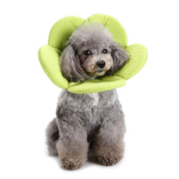 Recovery Pet Cone E-Collar for Cats Dogs Flower Elizabeth Soft Dacron Sponge Filling Protective Collar Pack