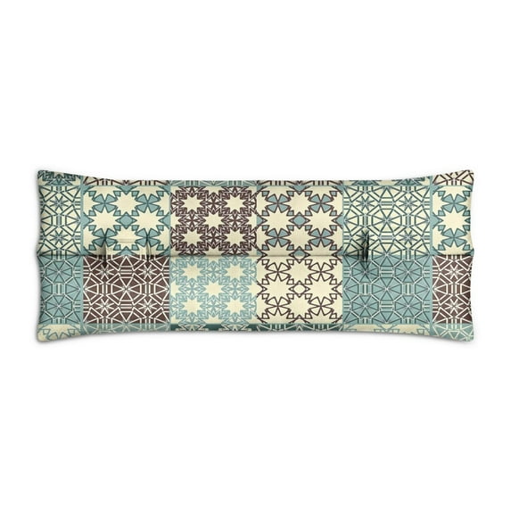 Recovery Seat Belt Pillow Post-Mastectomy & Heart Surgery Support (Rustic Folk)