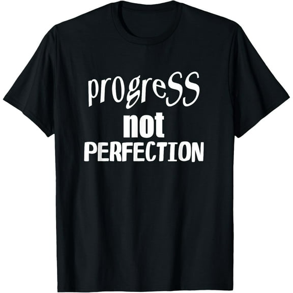 Recovery Shirt 12 Step Slogans Progress Not Perfection Gift