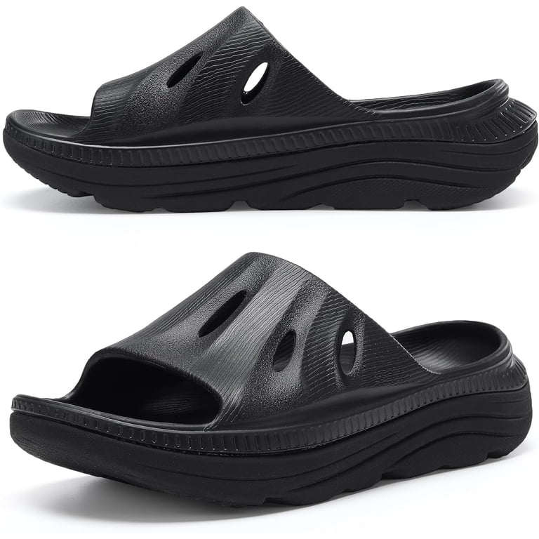 Recovery Slides Sandals for Women Plantar Fasciitis Thick  display picture 3