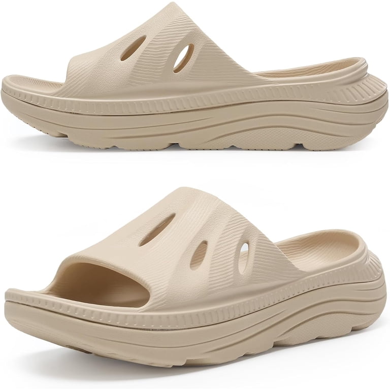 Recovery Flip Sandal with Arch Support Breathable Lightweight Unisex Slide Amazon.com | Arch Support Flip Flops for Women Plantar  main image 4
