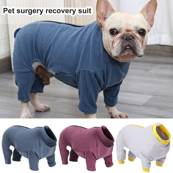 Recovery Suit for Dogs Cats After Surgery, Recovery Shirt for Male Female Dog Abdominal Wounds Bandages Cone E-Collar Alternative, Anti-Licking