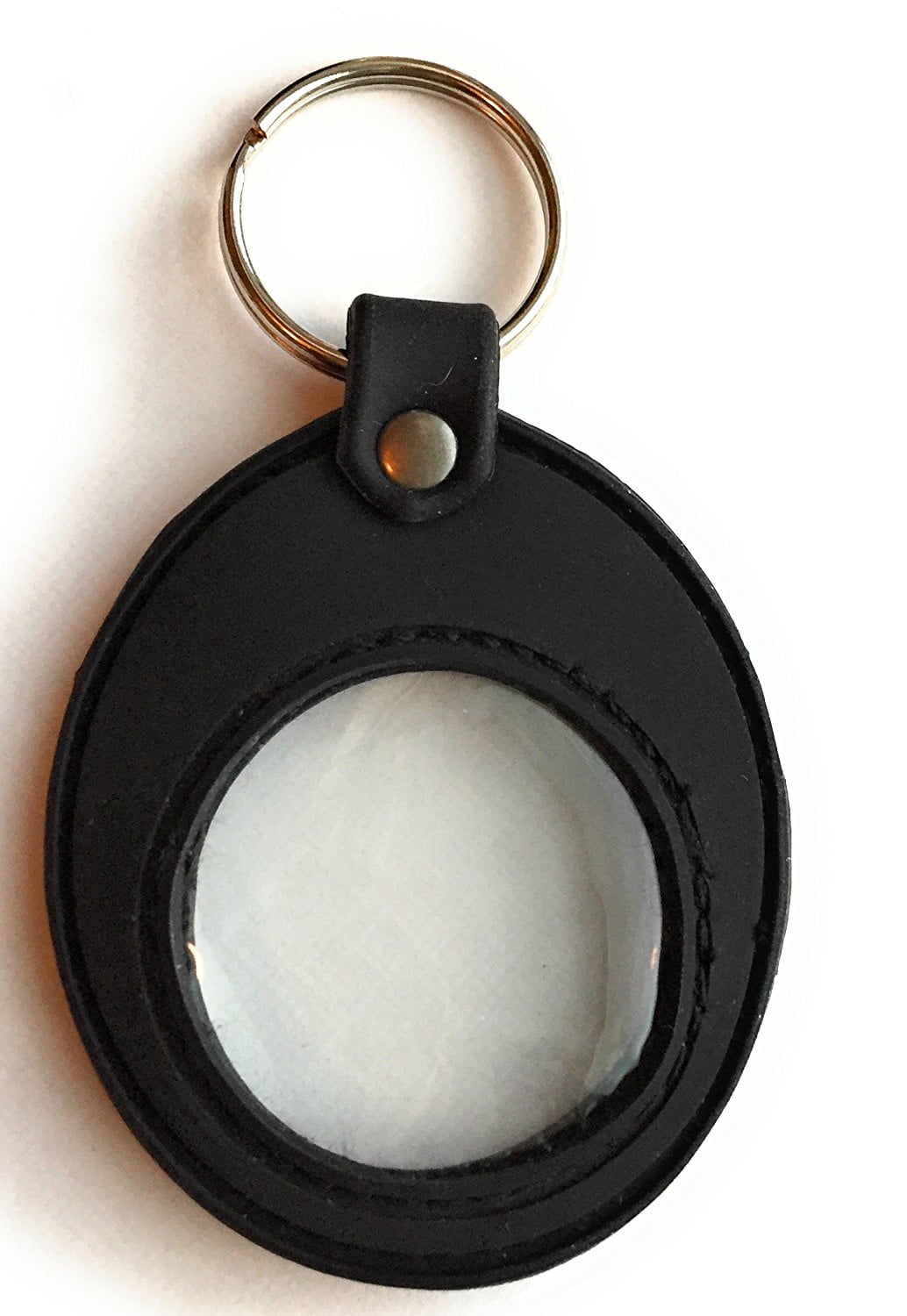 RecoveryChip Universal AA Medallion or Challenge Coin Holder Keychain Black  Soft Silicone 