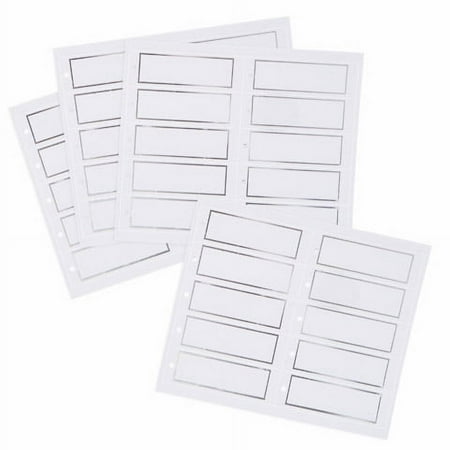 Rect. Gift Tag 80Pc Pearl Accent Printab