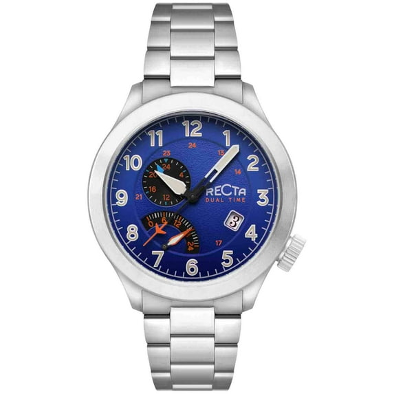 Recta Altitude Stainless Steel 46mm Japanese Quartz Wristwatch