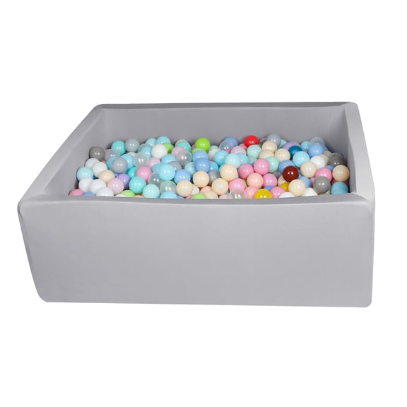 Rectangle 40 Inch Foam Ball Pit for Soft Kiddie Balls