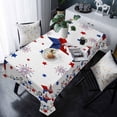 thumbnail image 1 of Rectangle 4th of July Tablecloth 60x120 Waterproof & Stainproof Tablecloths,Wipeable Table Cloth Wrinkle-Free for Round/Rectangle/Oval/Square/Dining/Party,Star Flag Memorial Day Independence Day, 1 of 6