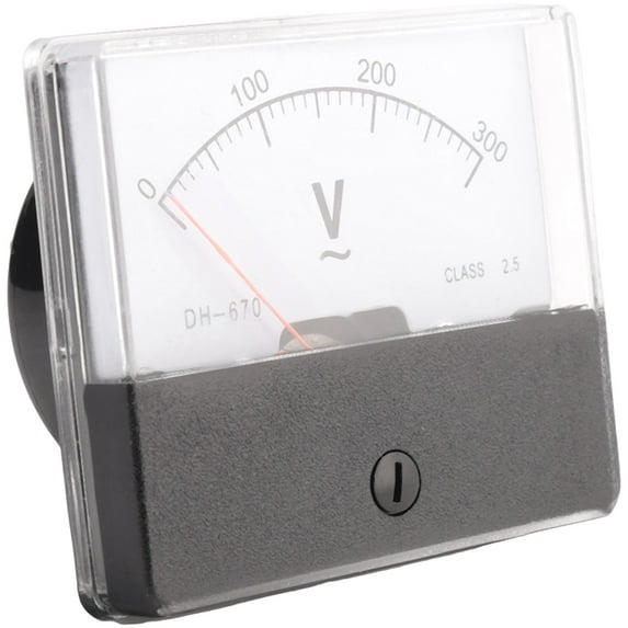 Rectangle AC 0-300V Gauge Analog Voltage Panel Meter Voltmeter DH670 G3899