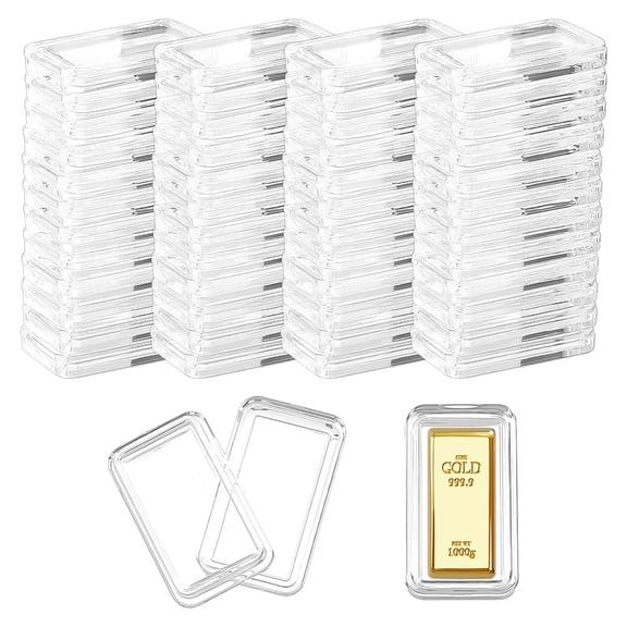 Rectangle Acrylic Box Clear 3.6x2.05x0.55cm for making