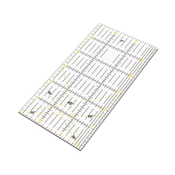 Rectangle Acrylic Quilting Ruler DIY Tool Clear Grid Lines for Tailor Crafting Supplies Printing