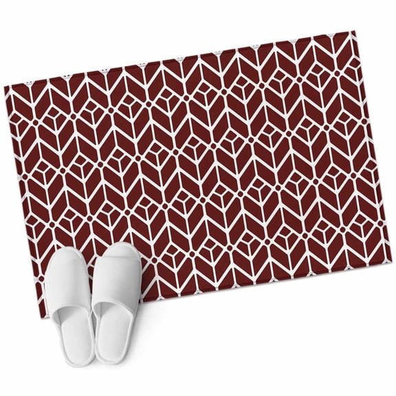 Rectangle Area Rug 2x3ft, Modern Minimalist Line Theme Non-Slip Non-Shedding Floor Mat, Abstract Geometric Pattern Washable Sturdy Carpet for Living Room Bedroom Home Decor