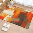 thumbnail image 1 of Rectangle Area Rug 2x3ft,Orange Gradient Graffiti Art Washable Carpet Non-Slip Runner Accent Rugs Indoor Floor Mat for Bedroom Living Room Decor,Abstract Geometric Seamless, 1 of 9